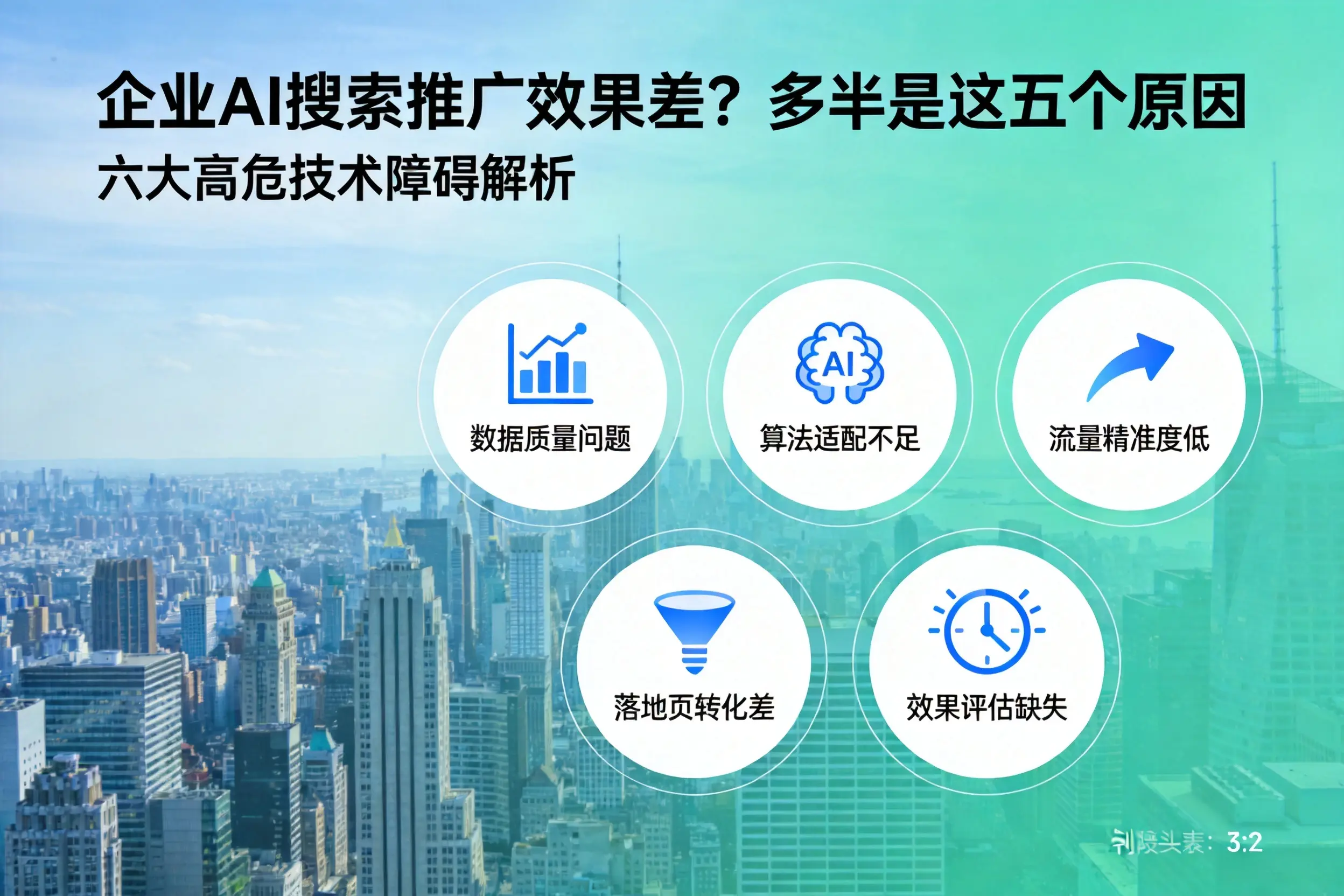 社旗企业AI搜索推广效果差？多半是这五个原因